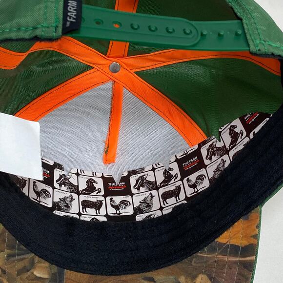 Goorin Bros The Farm Stag Snapback Hat Cap Green Camo Outdoor Hunting New - Picture 6 of 6